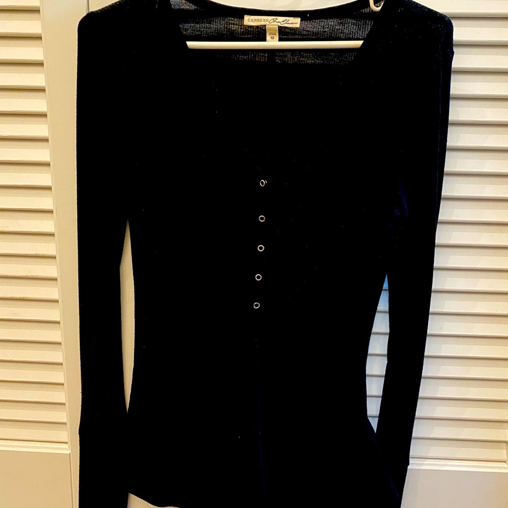 BLACK HENLEY